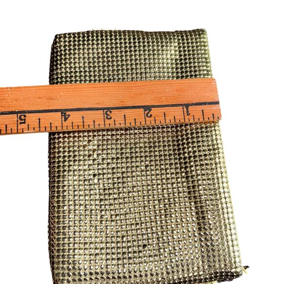 La Regale gold mesh evening purse clutch vintage handbag - Picture 10 of 10